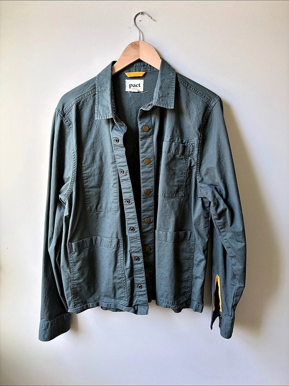 Pact Organic Cotton Blue Jacket M
